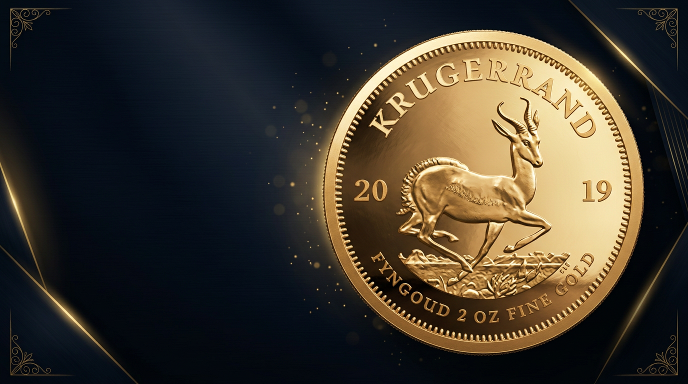 South African Krugerrand gold coin